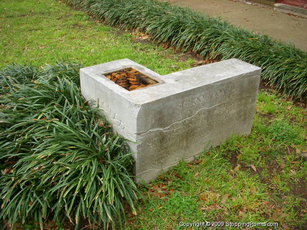 Palestine High School - original cornerstone